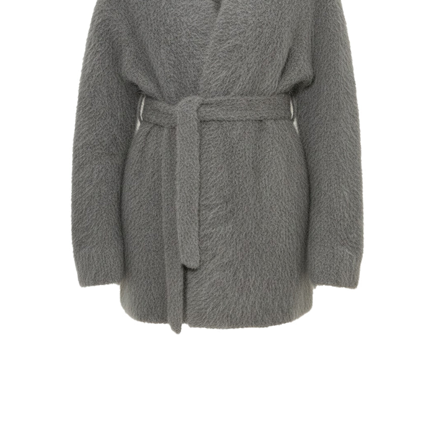 Loose-fitting Mid-length Cardigan Sweater Coat