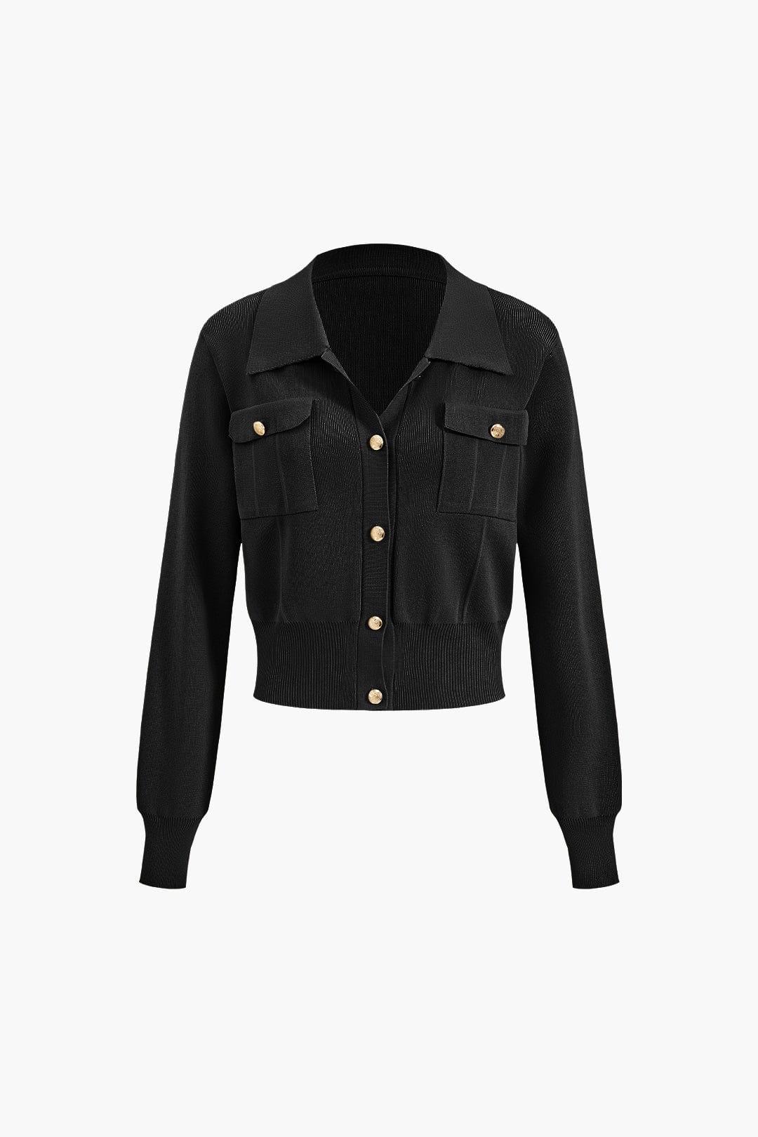 Moon 45 Cropped Button-Up Knit Top And Maxi Skirt