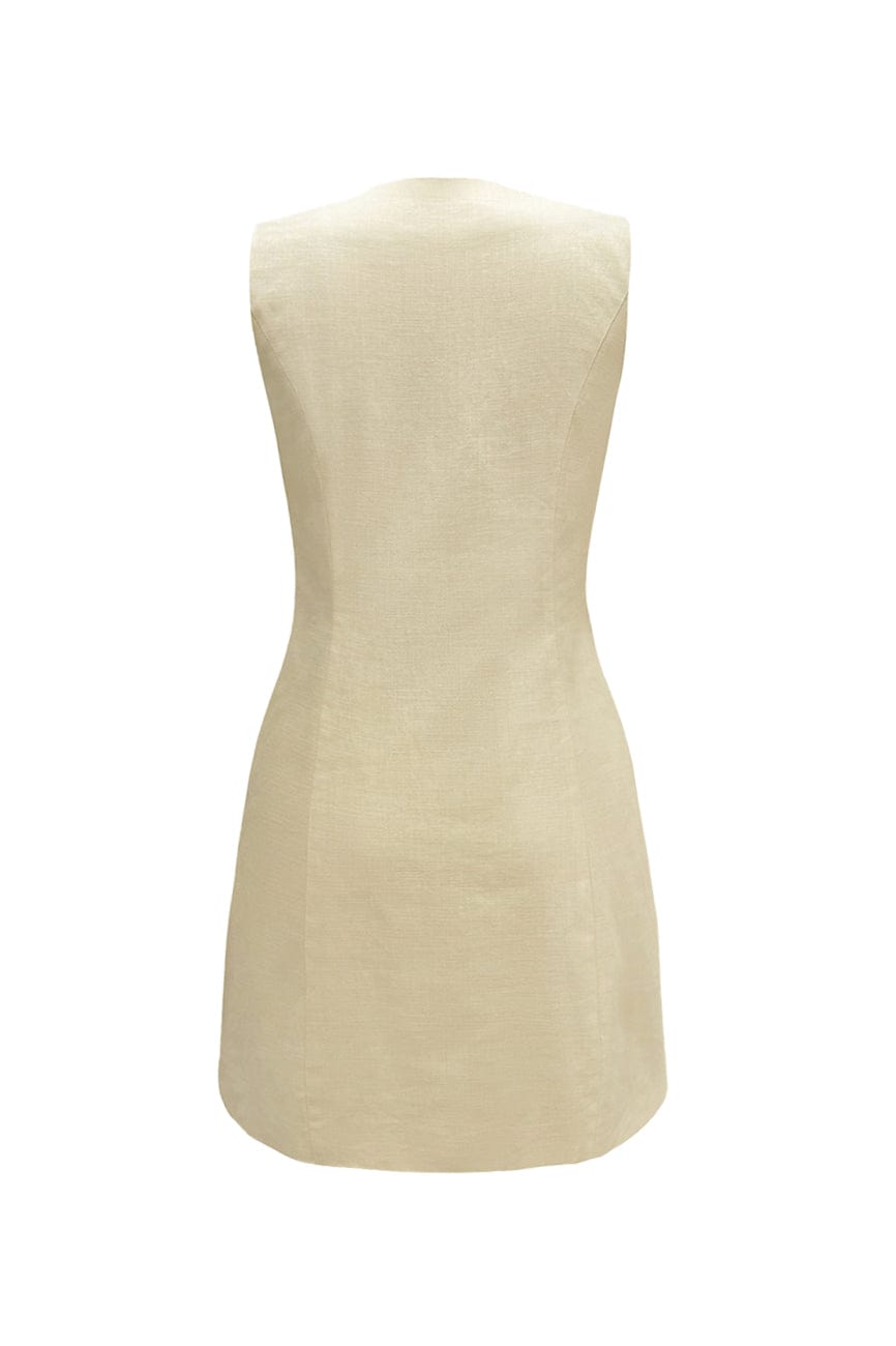 Moon 45 Eco-Friendly Material Metallic Mini Skirt