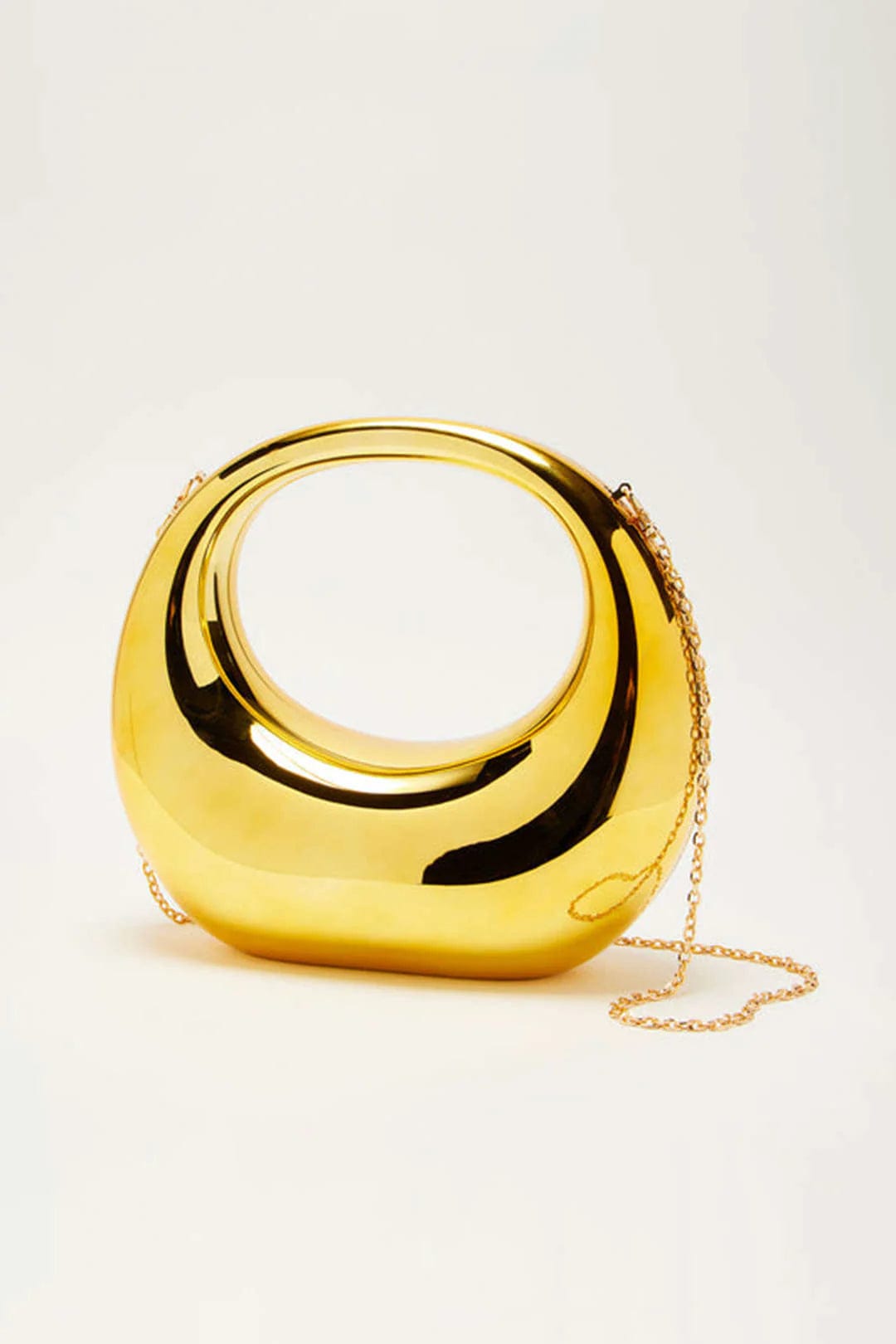 Moon 45 GOLD / ONE SIZE Acrylic Clutch Bag
