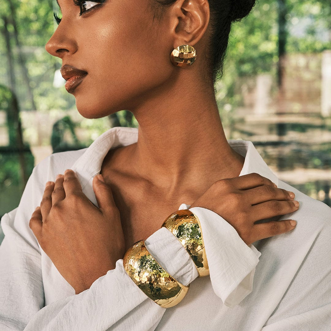 Moon 45 Gold / One Size Golden Circle Bracelet