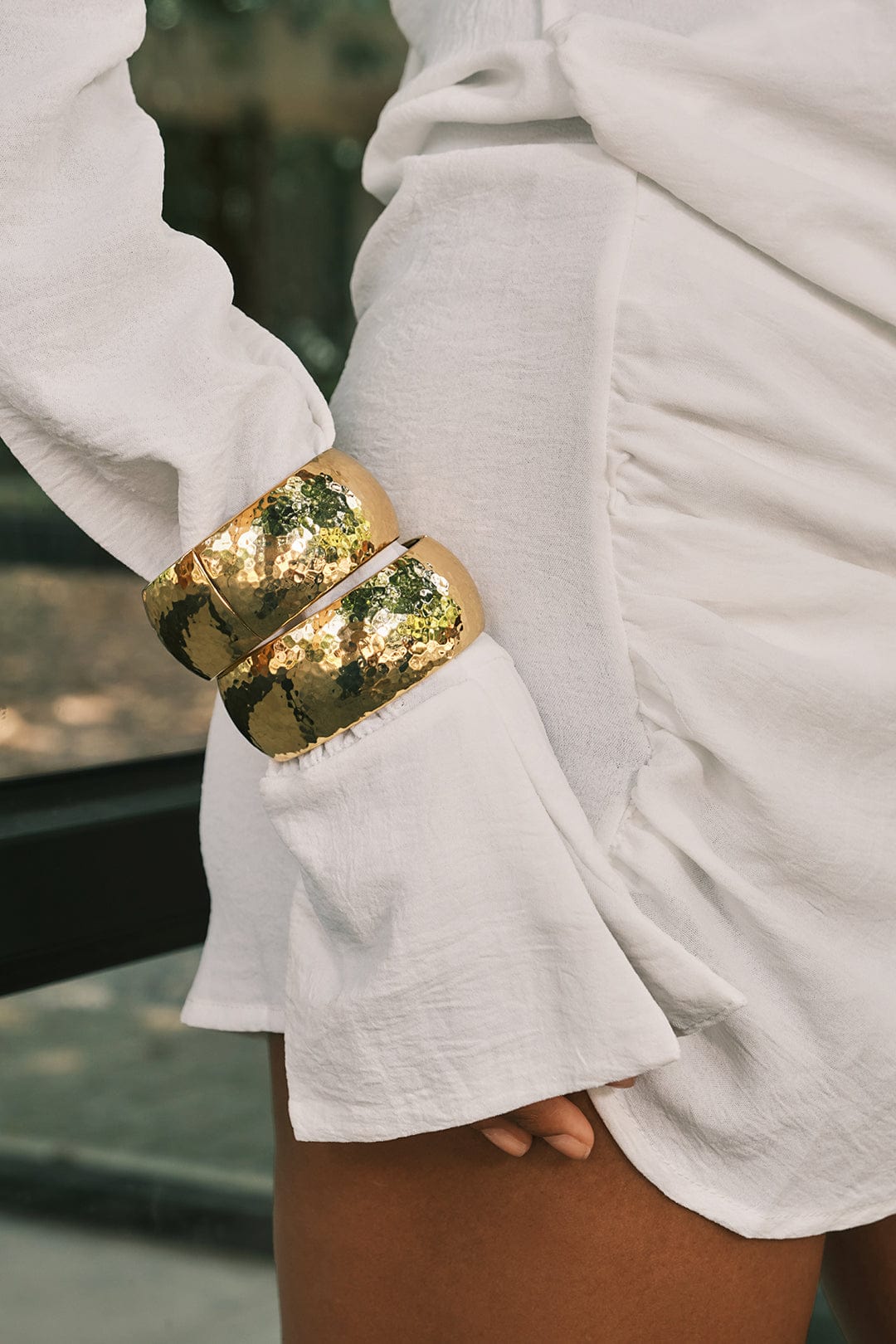 Moon 45 Gold / One Size Golden Circle Bracelet