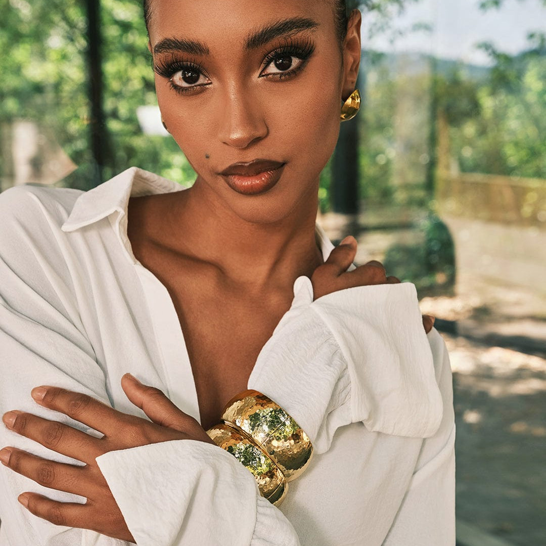 Moon 45 Gold / One Size Golden Circle Bracelet