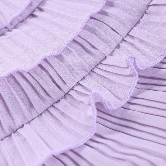 Moon 45 Halter Neck Ruffle Dress