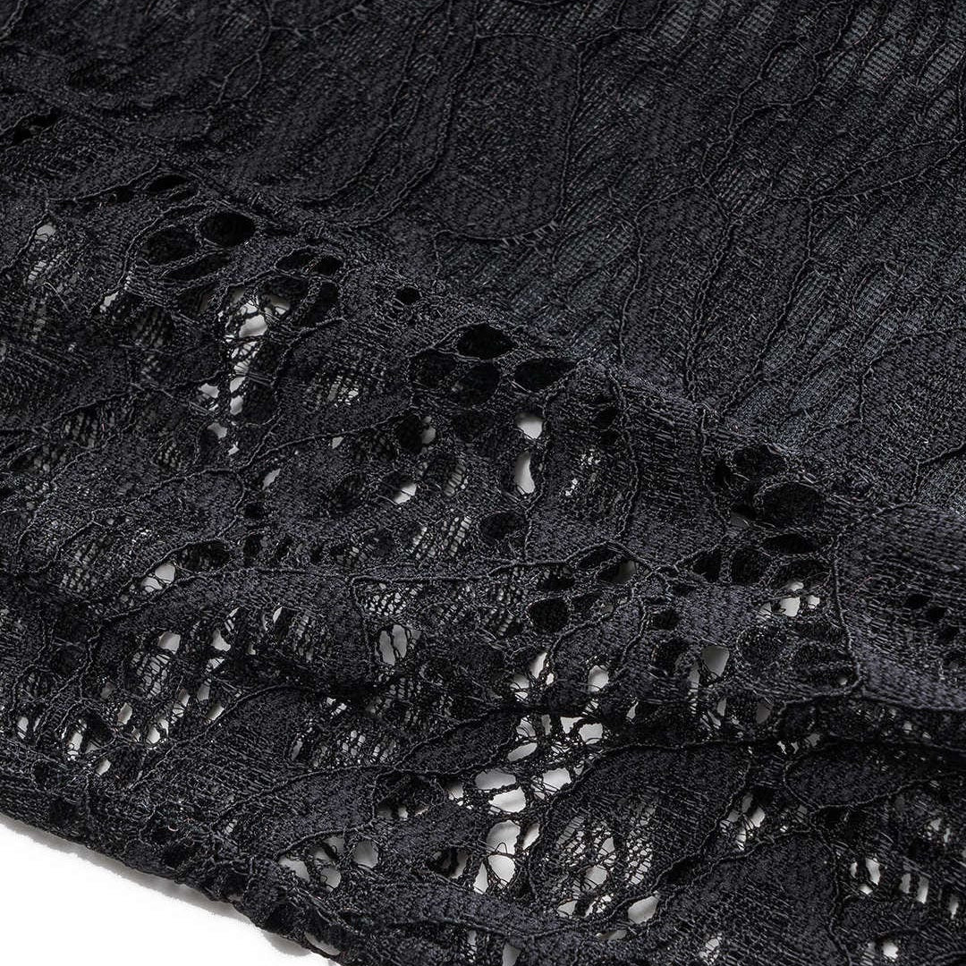 Moon 45 Halter Neck Sheer Lace Jumpsuit