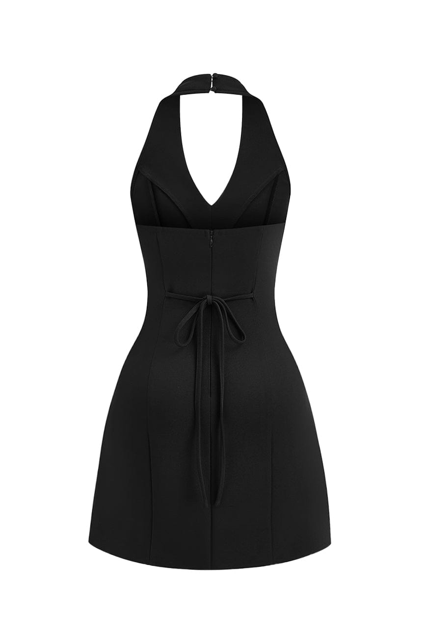 Moon 45 Metal Buckle Bodycon Mini Skirt