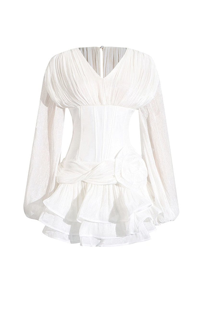 Moon 45 Ruffled Corset Mini Skirt