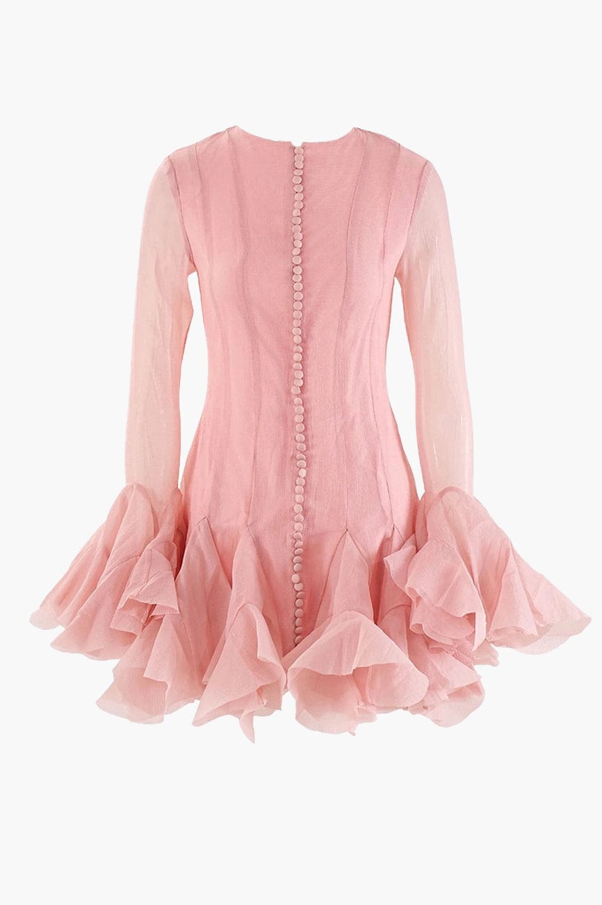 Moon 45 Semi-sheer Flared Mini Dress