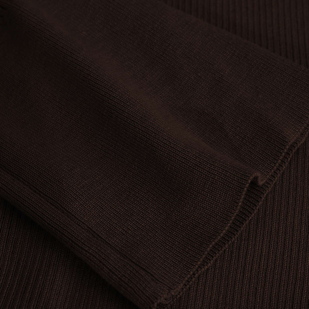 Moon 45 Shell Sleeve Ribbed Maxi Dress