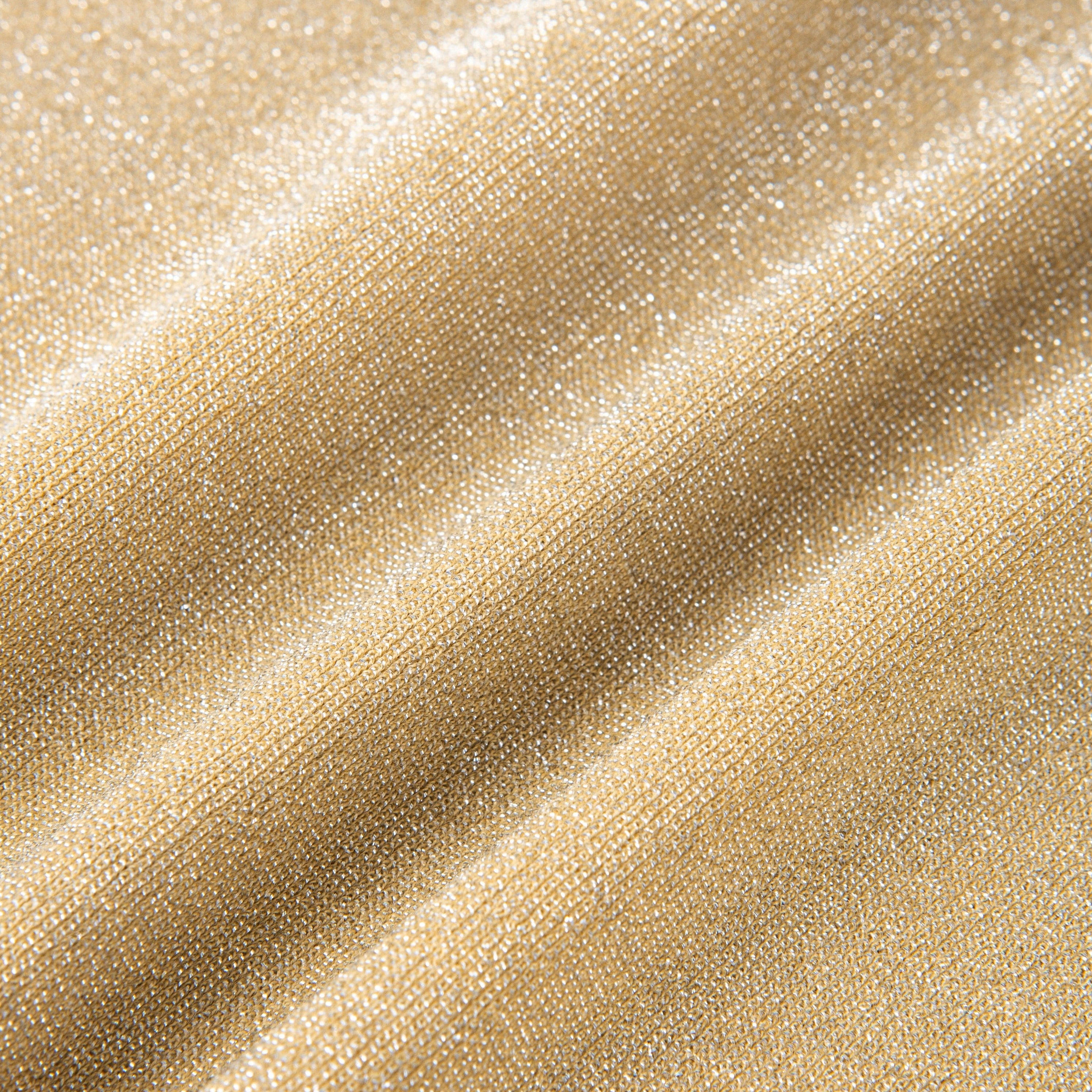 Moon 45 Shimmering Fringe Gold Maxi Dress