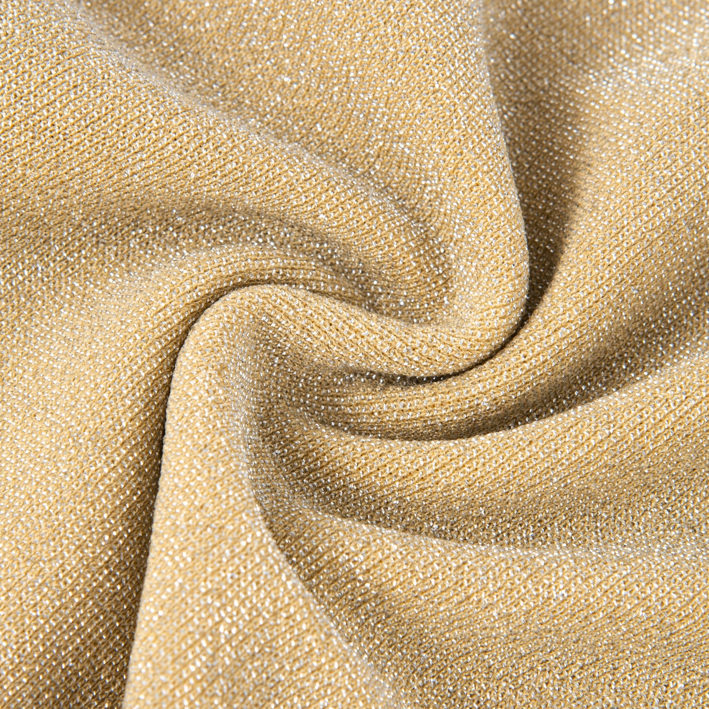 Moon 45 Shimmering Fringe Gold Maxi Dress