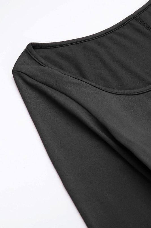 Moon 45 Spliced Ruffle Trim Maxi Dress