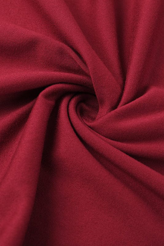 Moon 45 Spliced Ruffle Trim Maxi Dress