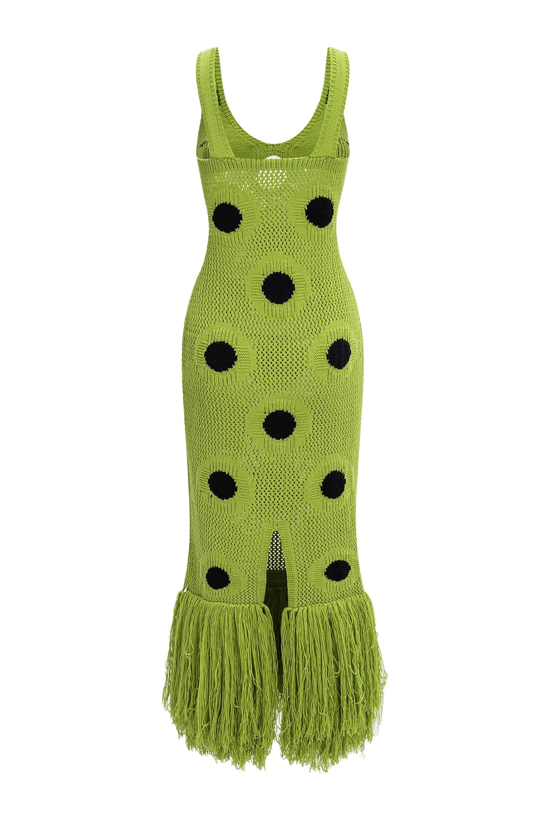 Moon 45 V-Neck Tassel Knitted Bodycon Dress