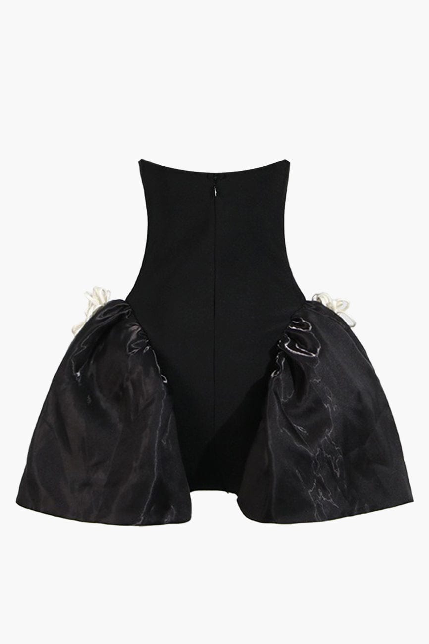 Moon 45 3D Floral Puff Mini Skirt