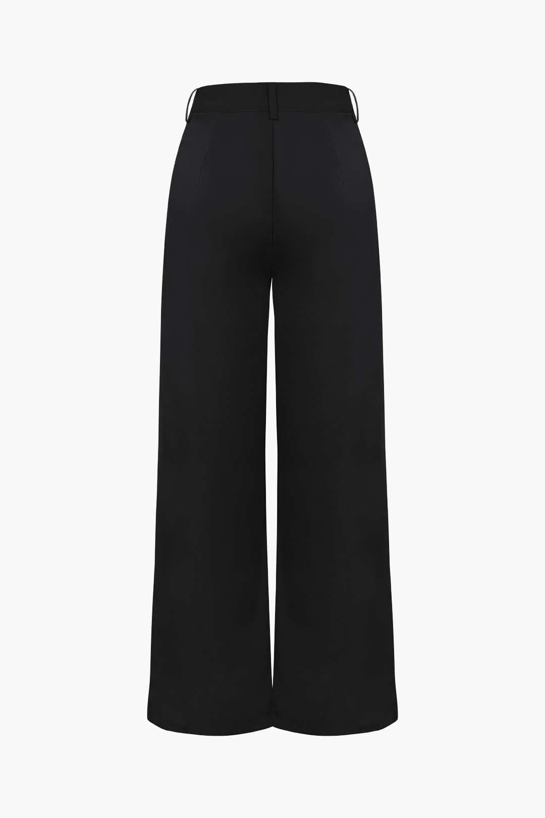 Moon 45 BACK / XXS Essential Wide Leg Suit Pants