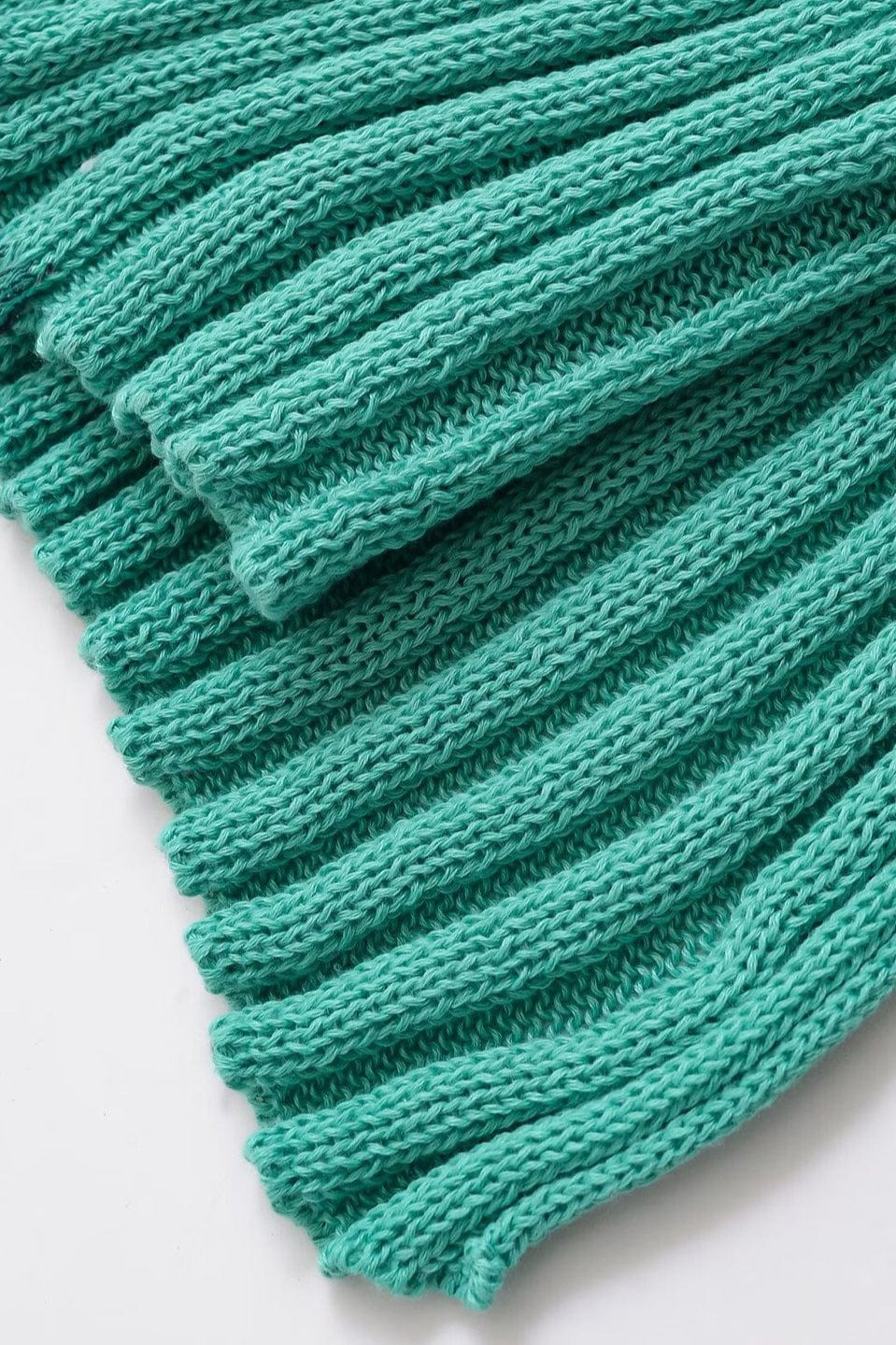 Moon 45 Backless Cable Knit Beach Maxi Dress