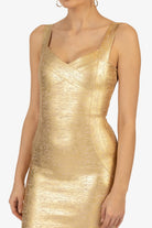 Moon 45 Bandage Bodycon Midi Dress