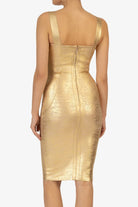 Moon 45 Bandage Bodycon Midi Dress