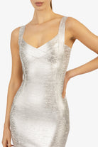 Moon 45 Bandage Bodycon Midi Dress
