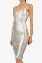 Moon 45 Bandage Bodycon Midi Dress