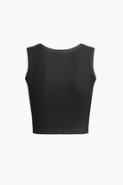 Moon 45 Basic Solid Crop Tank Top