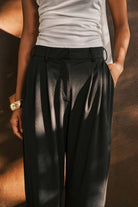 Moon 45 Basic Wide Leg Suit Pants