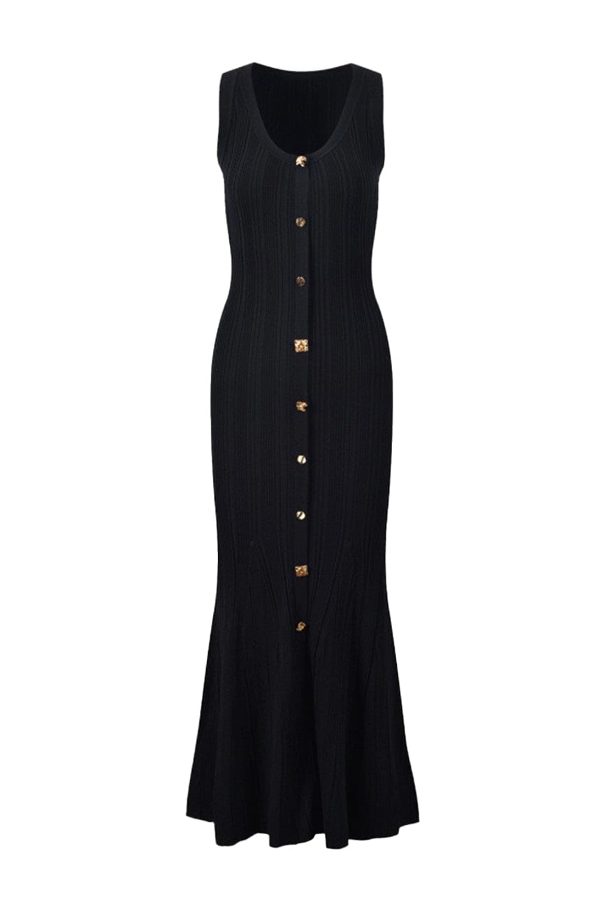 Moon 45 Black / S Knit Dress