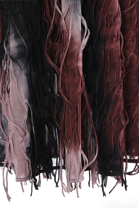 Moon 45 Bohemian Fringe Layered Maxi Skirt