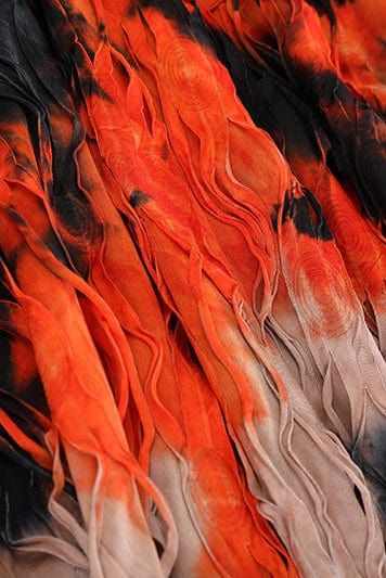 Moon 45 Bohemian Fringe Layered Maxi Skirt