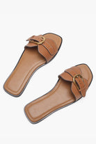 Moon 45 Buckled Strap Slide Sandals