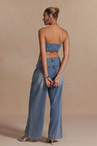 Moon 45 Chain Strap Denim Cami