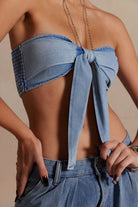 Moon 45 Chain Strap Denim Cami