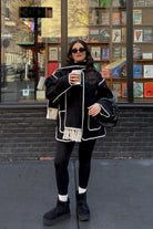 Moon 45 Contrast Trim Wool-blend Coat