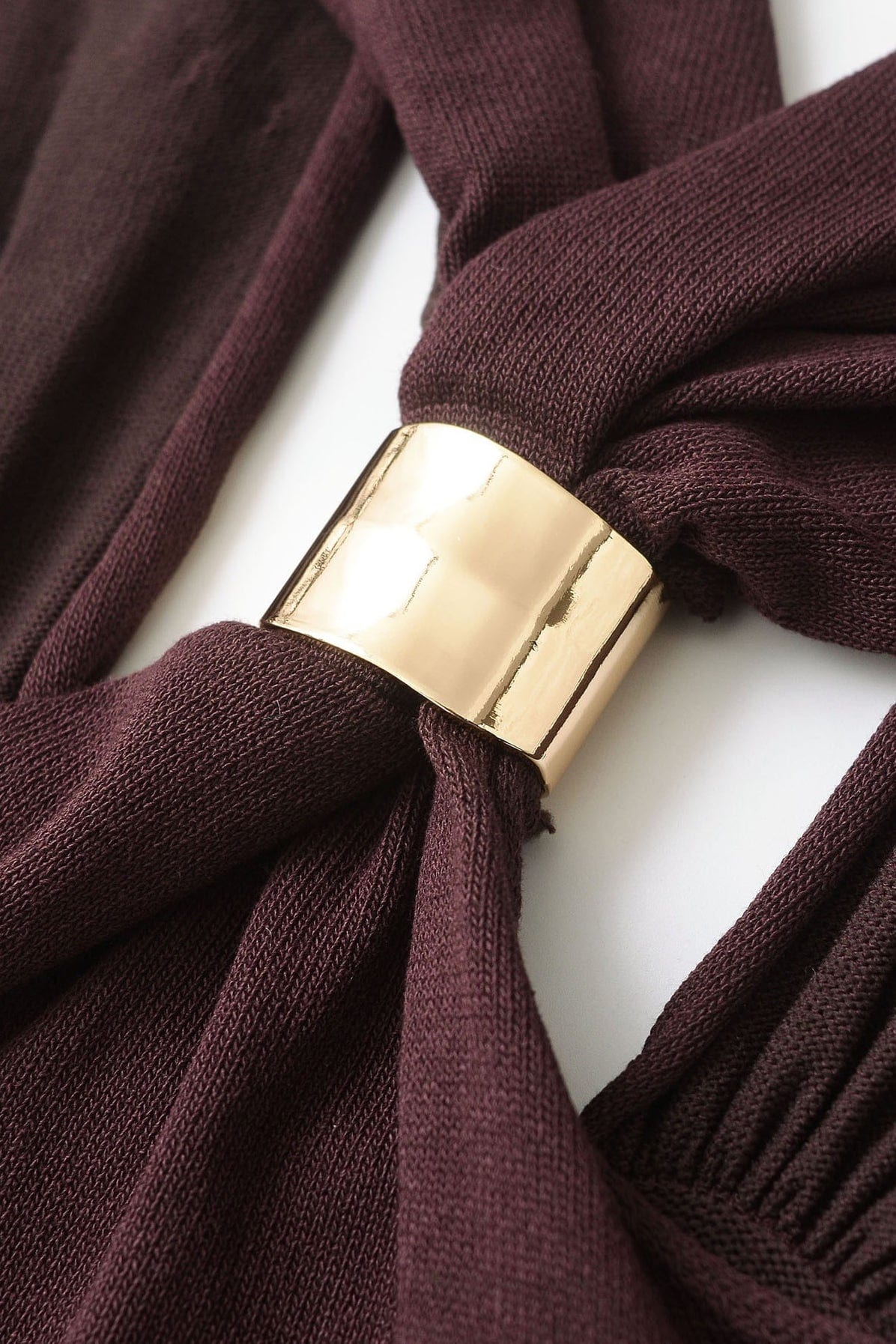 Moon 45 Crossed Metal Buckle Top