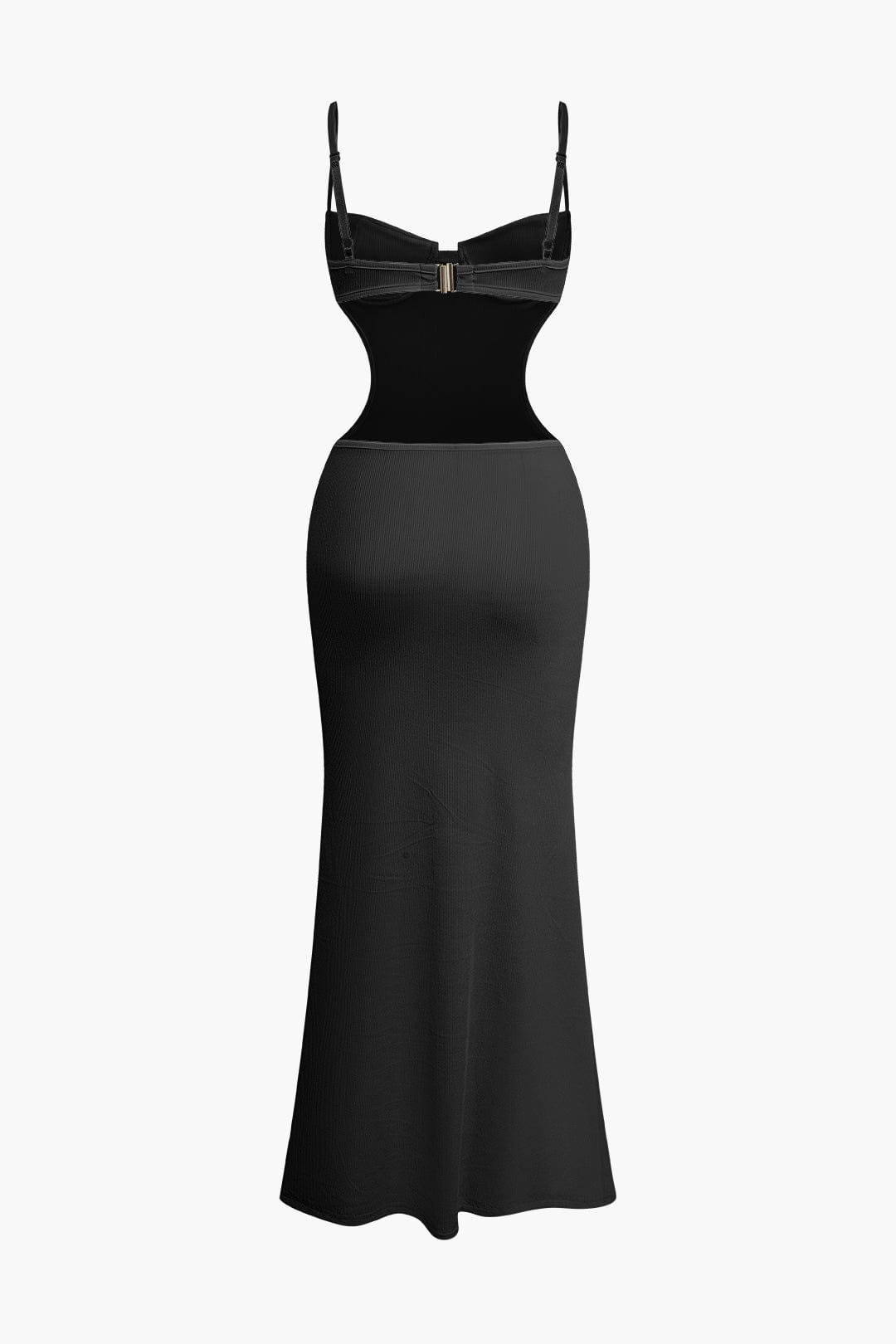 Moon 45 Cut Out Backless Bustier Slip Maxi Dress