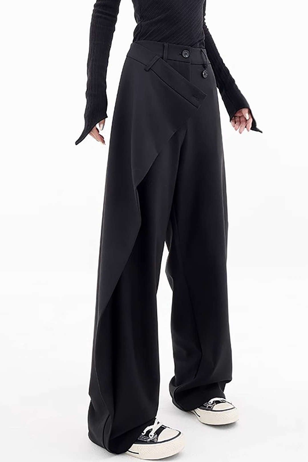 Moon 45 Draped Wrap Suit Pants