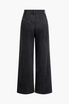 Moon 45 Faded Wide Leg Jeans