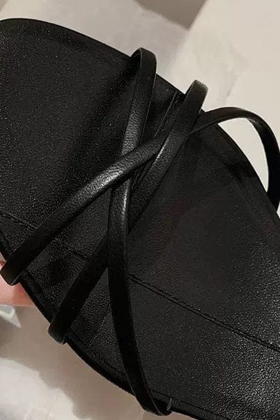 Moon 45 French Style Low-Heel Lambskin Sandals