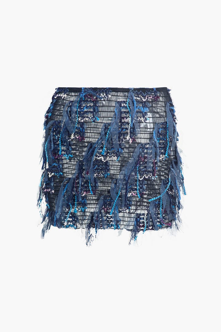 Moon 45 Fringe Mini Skirt