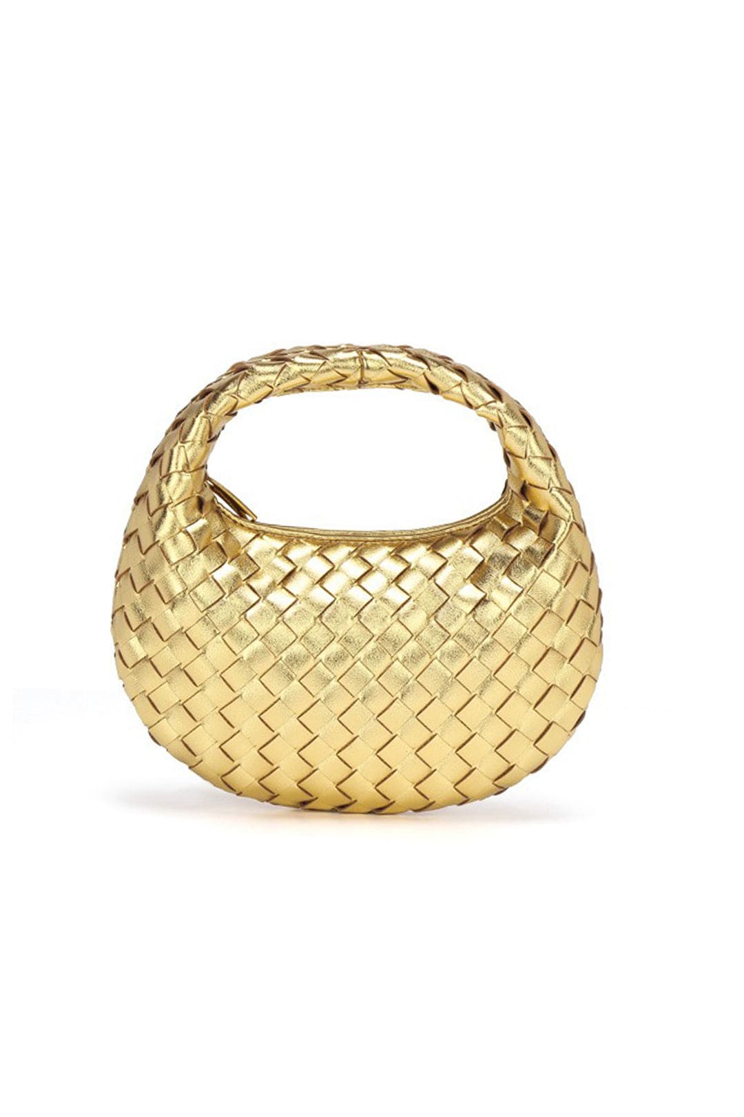 Moon 45 GOLD / One Size Woven Handheld Woven Bag