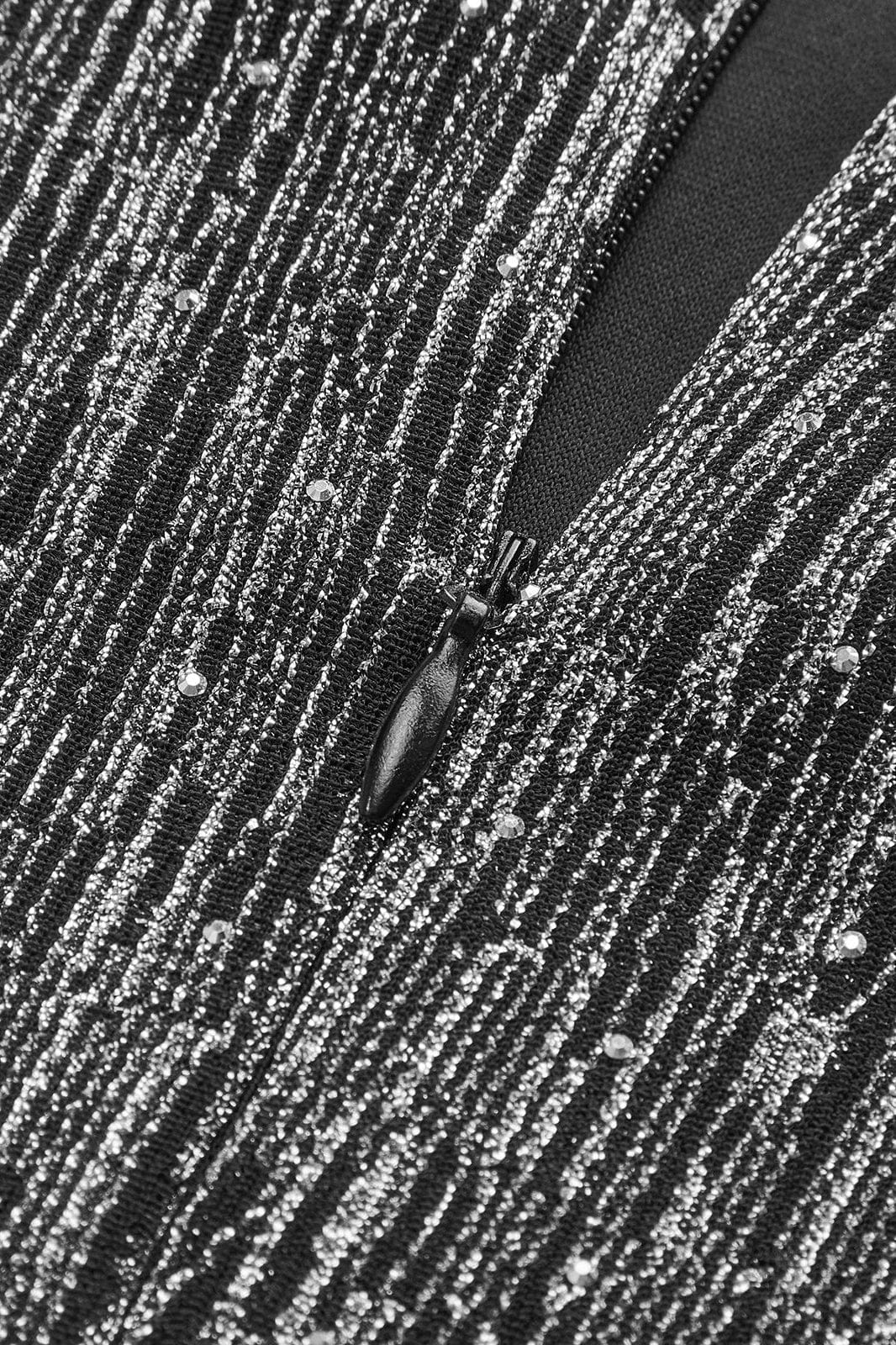 Moon 45 Halter Backless Pleated Dress