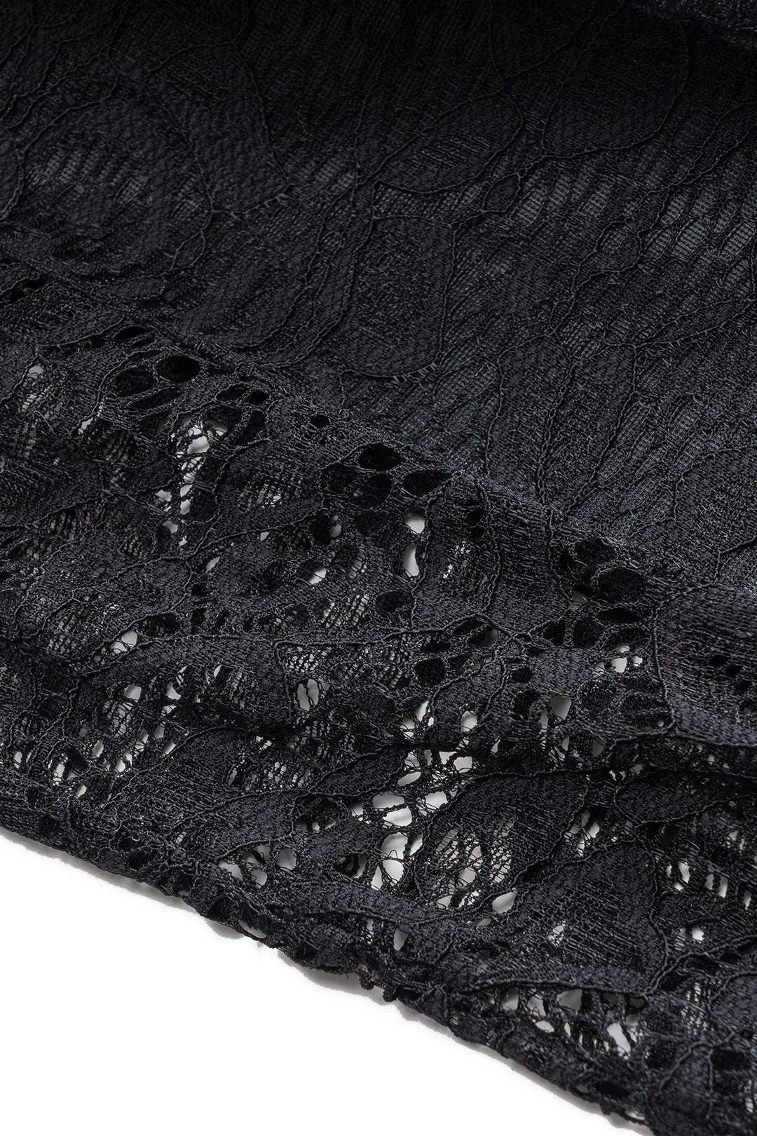 Moon 45 Halter Neck Sheer Lace Jumpsuit