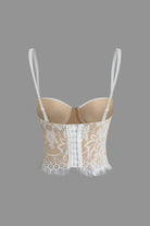 Moon 45 Hook And Eye Lace Bustier Cami Top