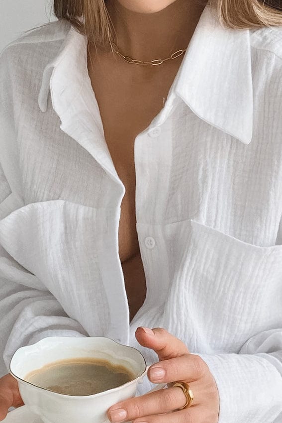 Moon 45 Minimalist Cotton Two Piece Pants Set