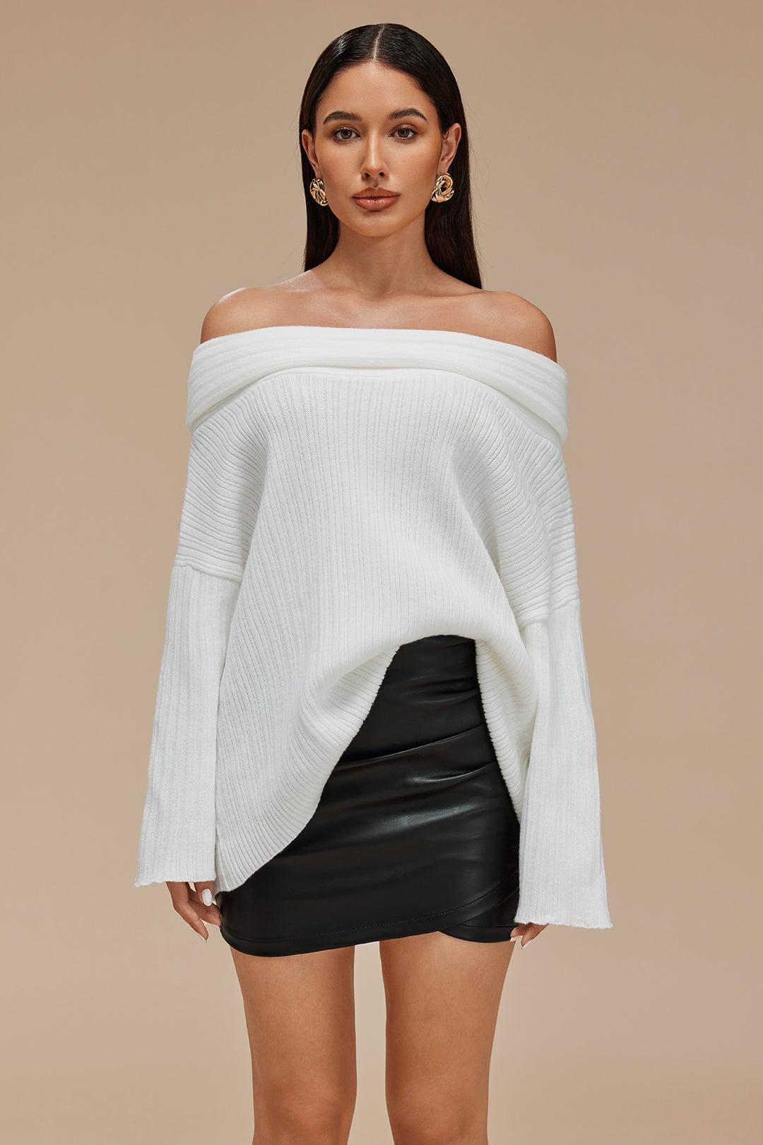 Moon 45 Off-Shoulder Knit Top