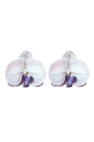 Moon 45 Phalaenopsis Orchid Earrings