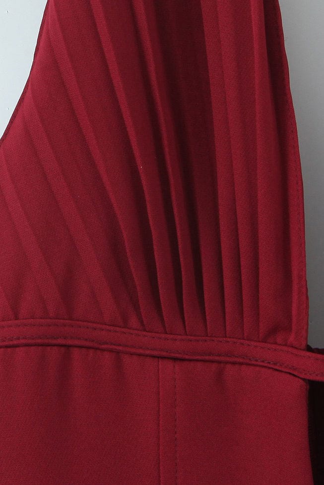 Moon 45 Pleated Waist-Cinched Mini Skirt