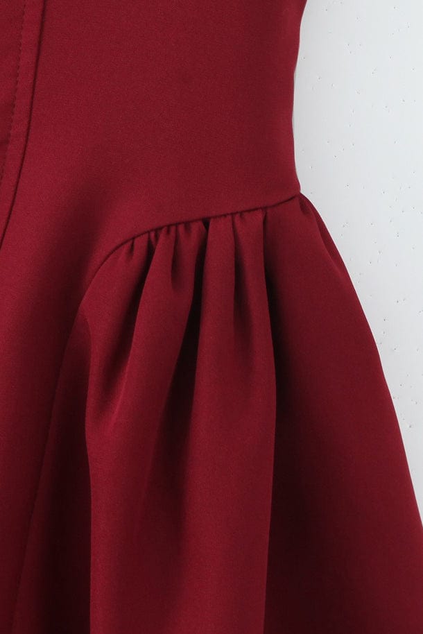 Moon 45 Pleated Waist-Cinched Mini Skirt