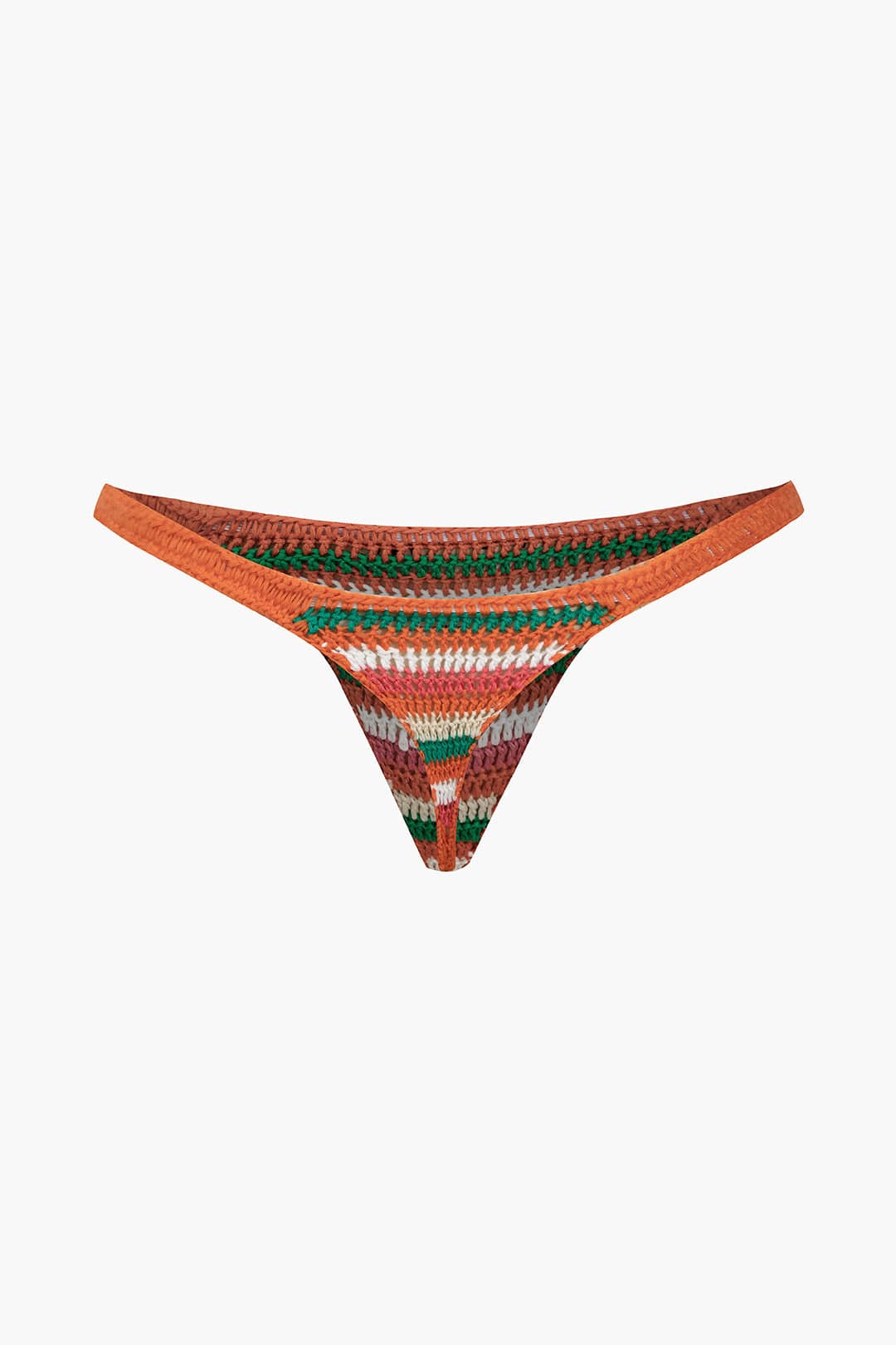 Moon 45 Rainbow Stripe Crochet Bikini Set